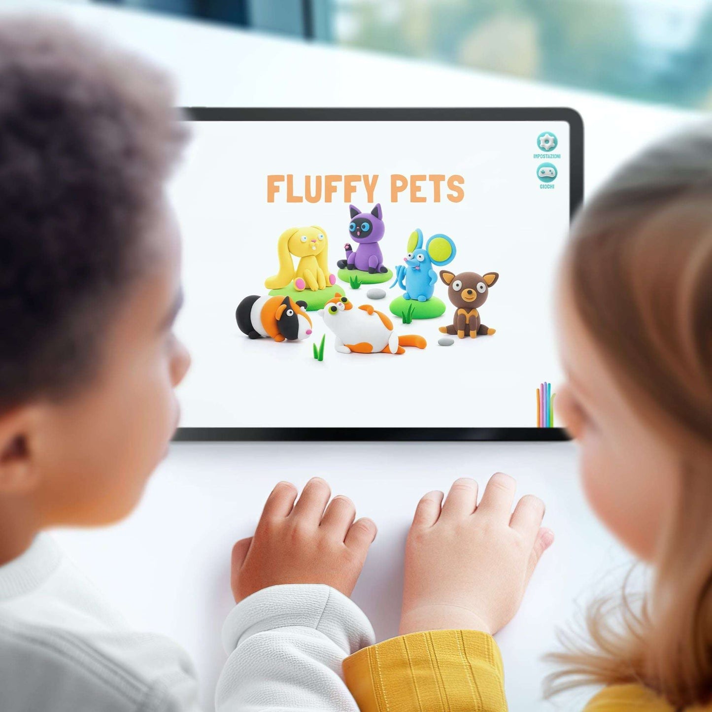 HEY CLAY CLAY SET FLUFFY PETS - baby enRoute