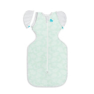 LOVE TO DREAM SWADDLE UP TRANSITION BAG ORGANIC COTTON 1.0 TOG CELESTIAL DOT MINT