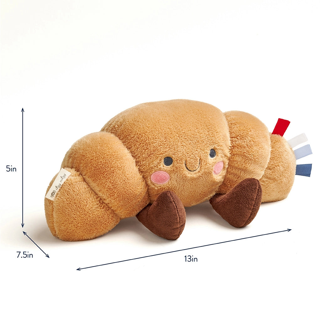 Itzy Ritzy Sweetie Snuggles plush toy tan with brown feet