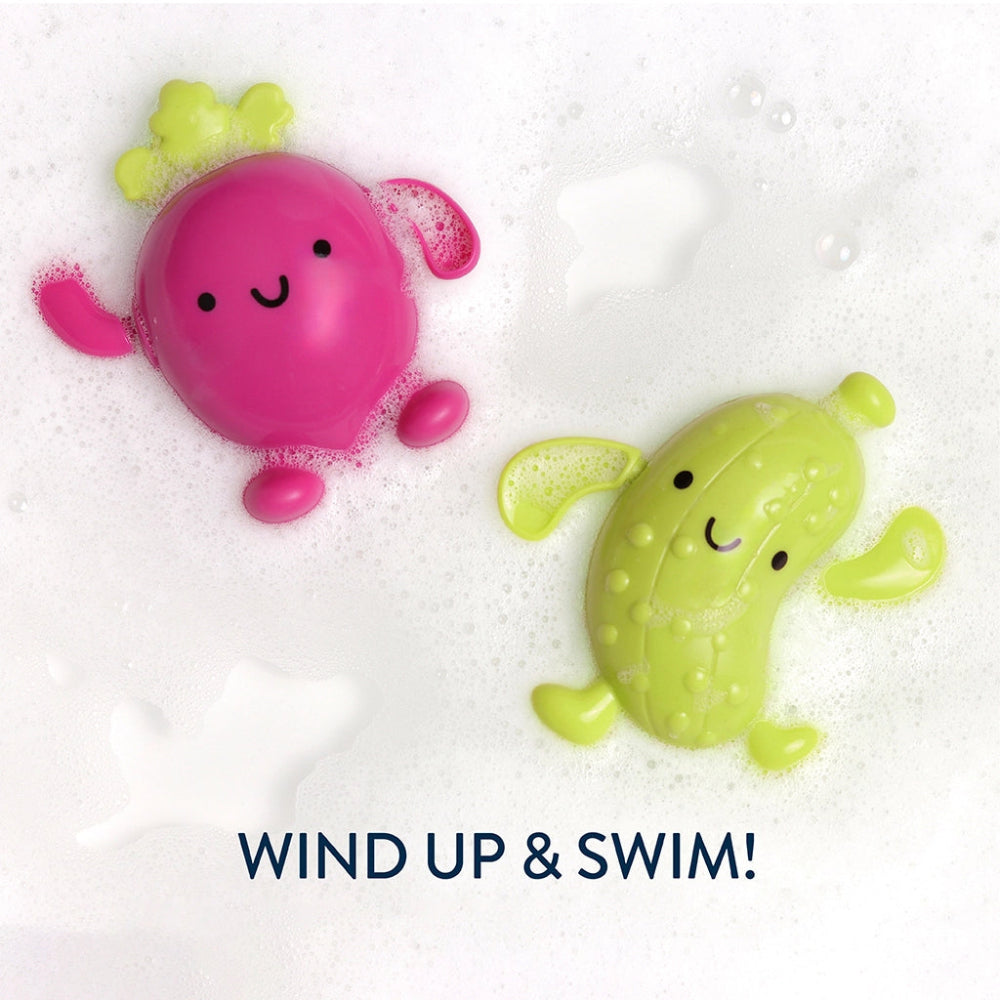 ITZY RITZY SILLY SWIMMERS BATH SET PICKLE AND BEET 