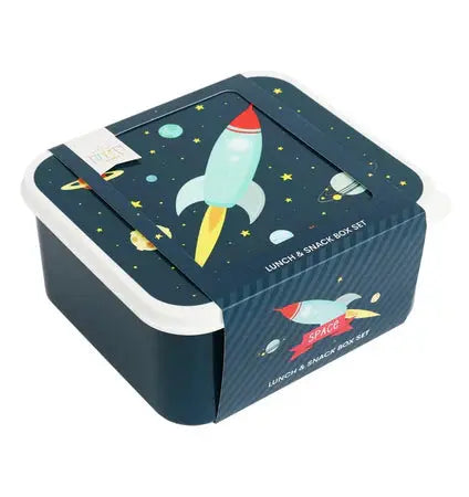A LITTLE LOVELY COMPANY LUNCH & SNACK BOX SET - baby enRoute