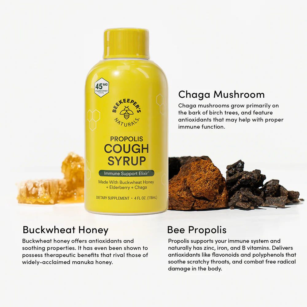 Beekeeper's Naturals Propolis Cough Syrup Daytime 118 ml