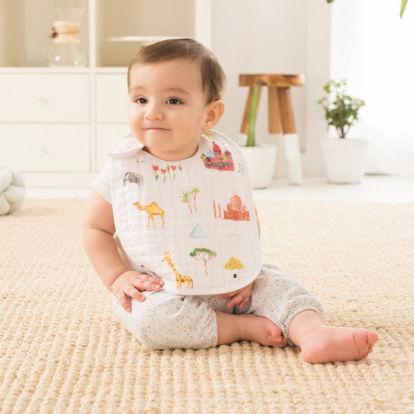 Aden+Anais Around The World 3-Pack Classic Snap Bibs
