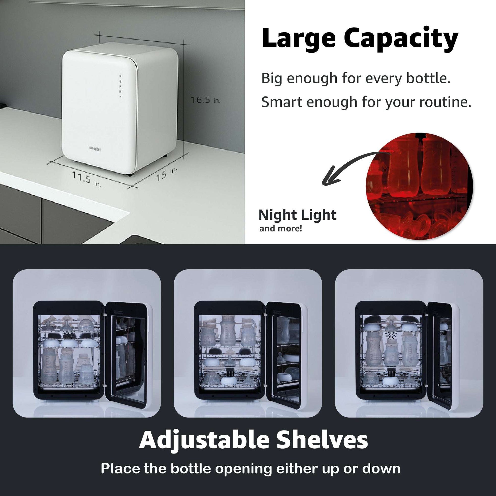 Wabibaby UVC Led Sanitizer & Dryer 360