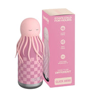 Asobu Bestie Animal Double Wall Stainless Steel Bottle 16oz Jellyfish Pink
