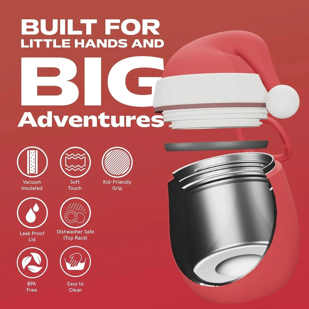 Asobu Foodie Holiday Kids Insulated Food Jar 20oz Santa