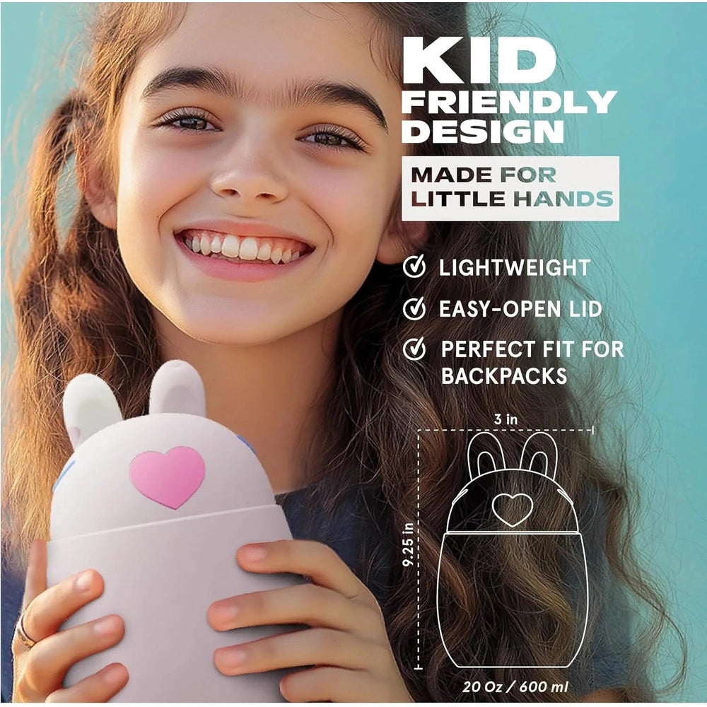 Asobu Foodie Holiday Kids Insulated Food Jar 20oz Bunny