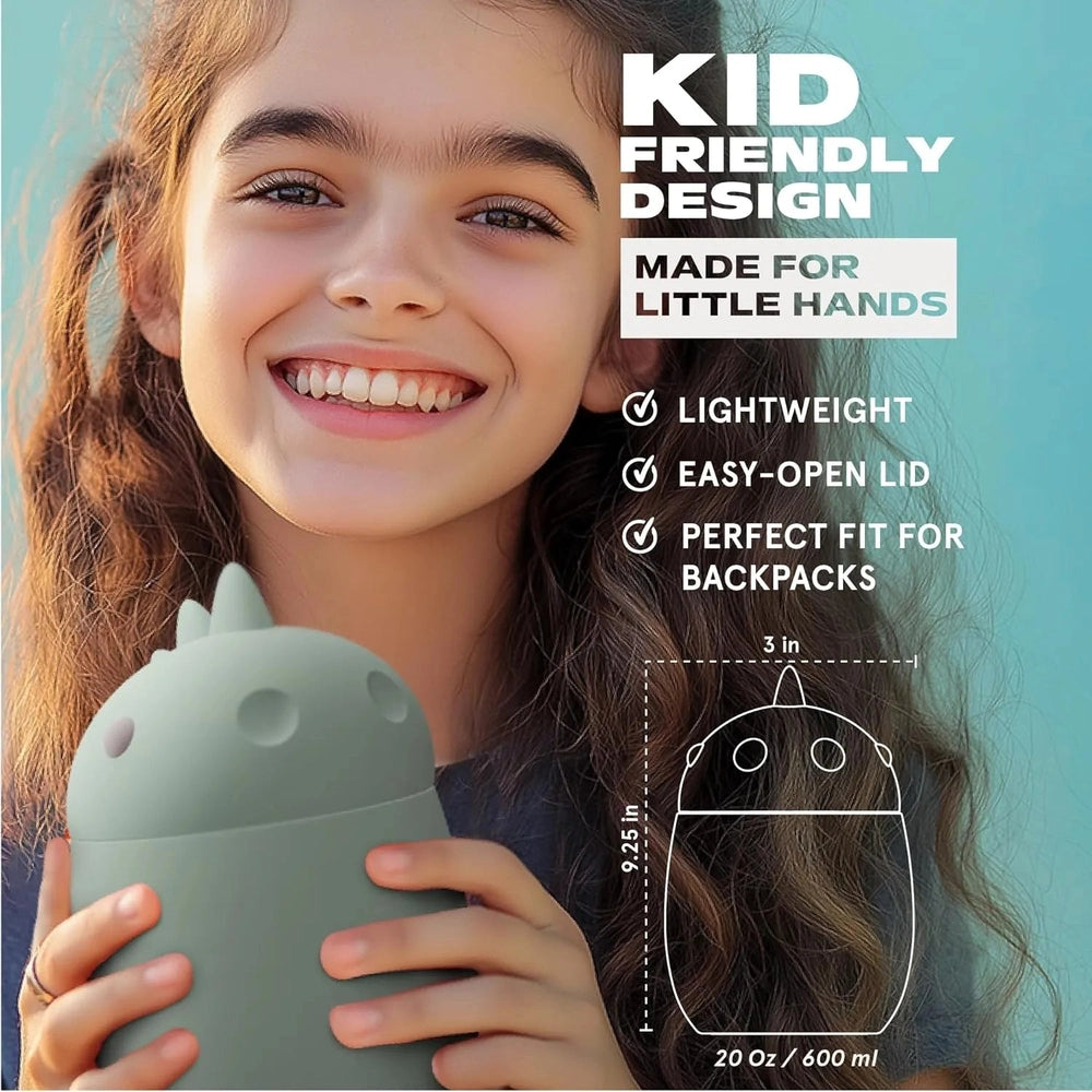 Asobu Foodie Holiday Kids Insulated Food Jar 20oz Dinosaur