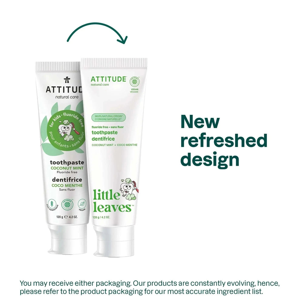 Attitude Kids Fluoride Free Toothpaste 120G