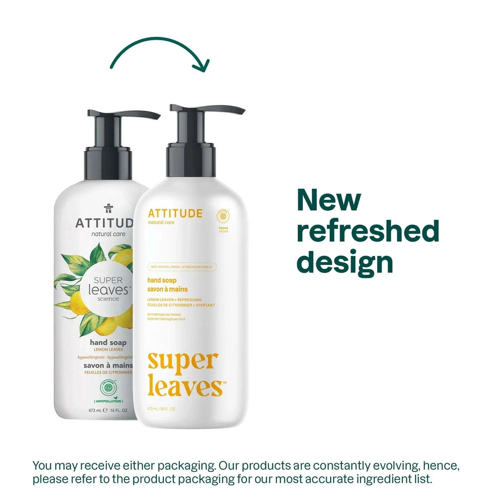 Attitude Super Leaves Natural Liquid Hand Soap 473 ml