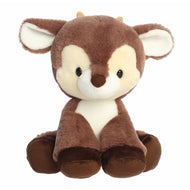 Aurora Holiday Dashing Reindeer Cocoa Brown 8"