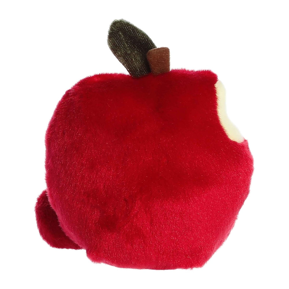 Aurora Palm Pals Crisp Red Apple plush 5-inch stuffed animal with brown stem