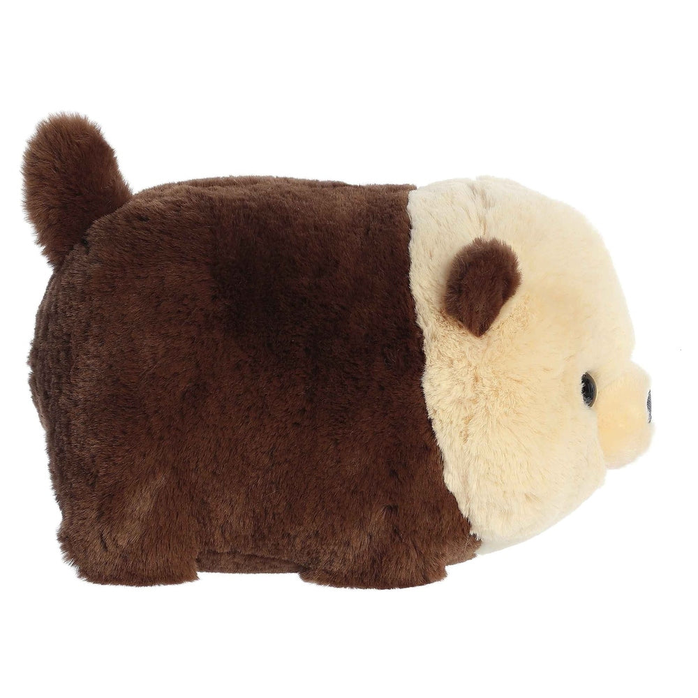 Aurora Spudsters Saoirse Sea Otter 10-inch plush toy with brown body and cream face, ready for cuddles.