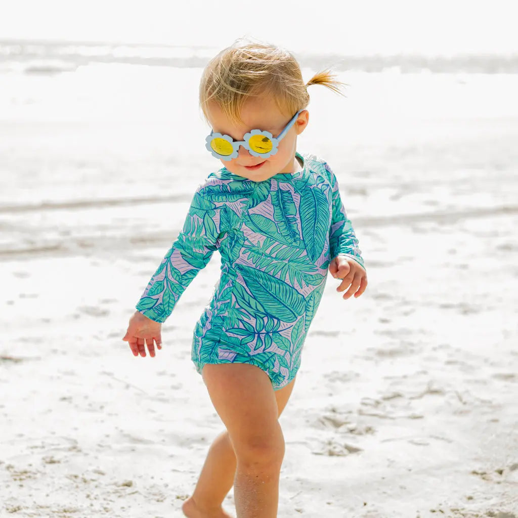 BABIATORS FLOWERS SHAPE NON-POLARIZED MIRRORED SUNGLASSES THE WILD FLOWER