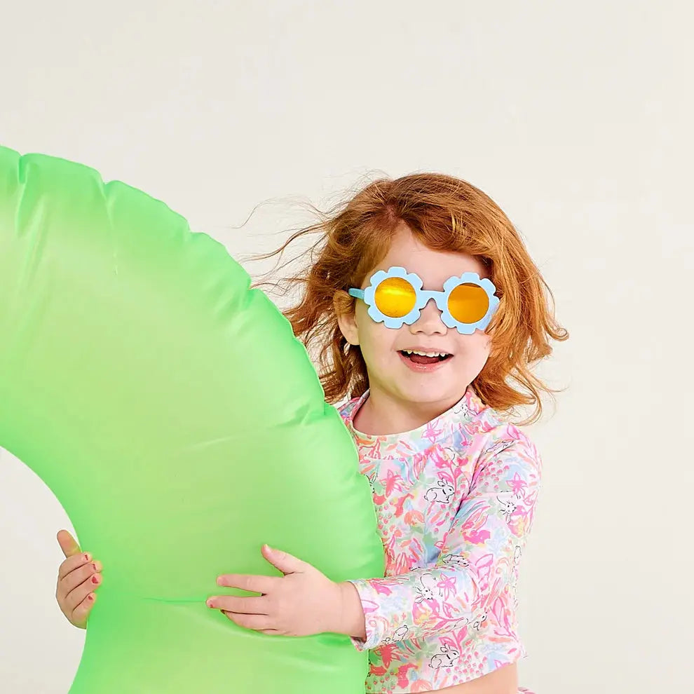 BABIATORS FLOWERS SHAPE NON-POLARIZED MIRRORED SUNGLASSES THE WILD FLOWER
