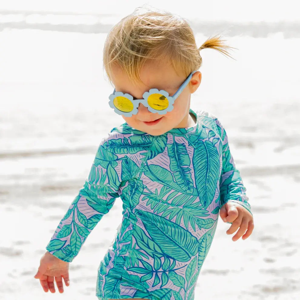 BABIATORS FLOWERS SHAPE NON-POLARIZED MIRRORED SUNGLASSES THE WILD FLOWER