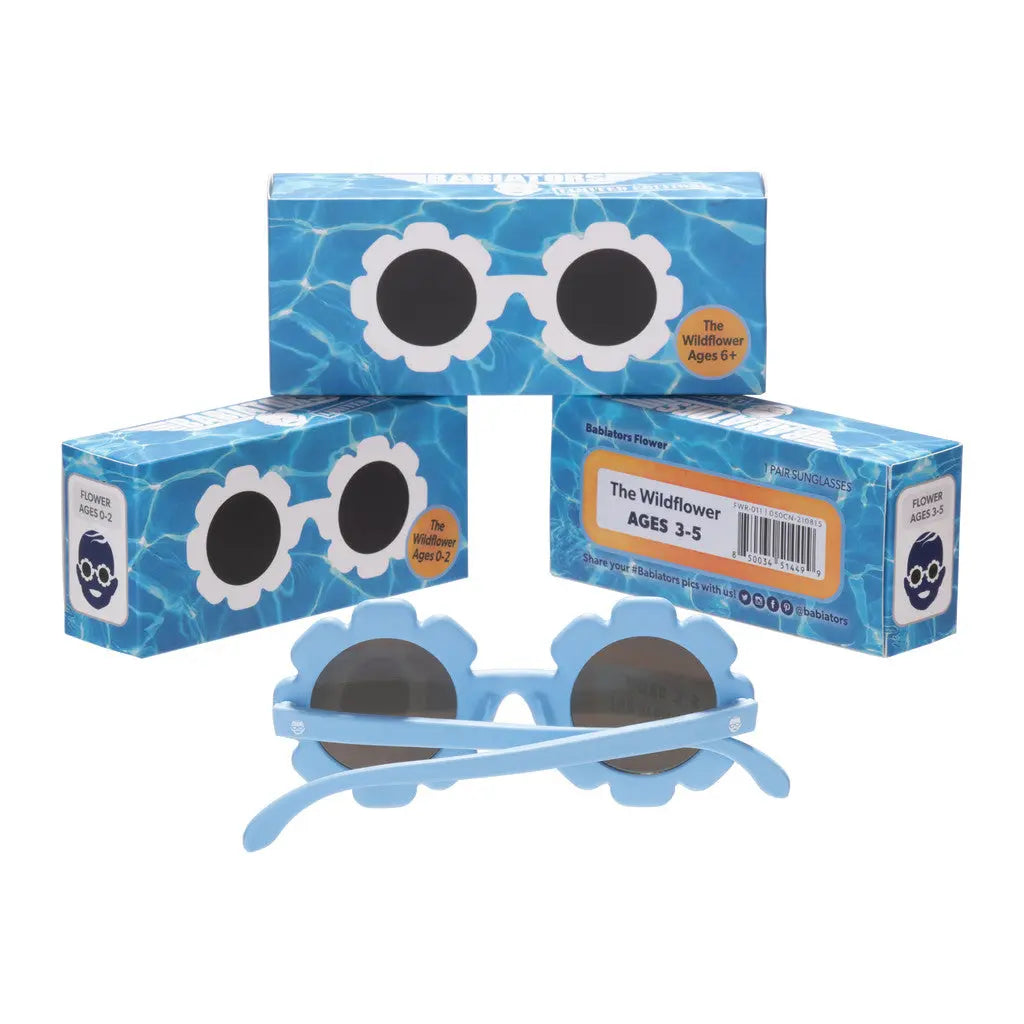 BABIATORS FLOWERS SHAPE NON-POLARIZED MIRRORED SUNGLASSES THE WILD FLOWER