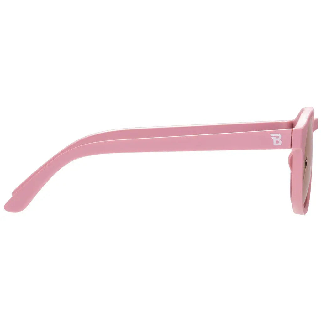 BABIATORS POLARIZED MIRRORED SUNGLASSES KEYHOLE PRETTY IN PINK