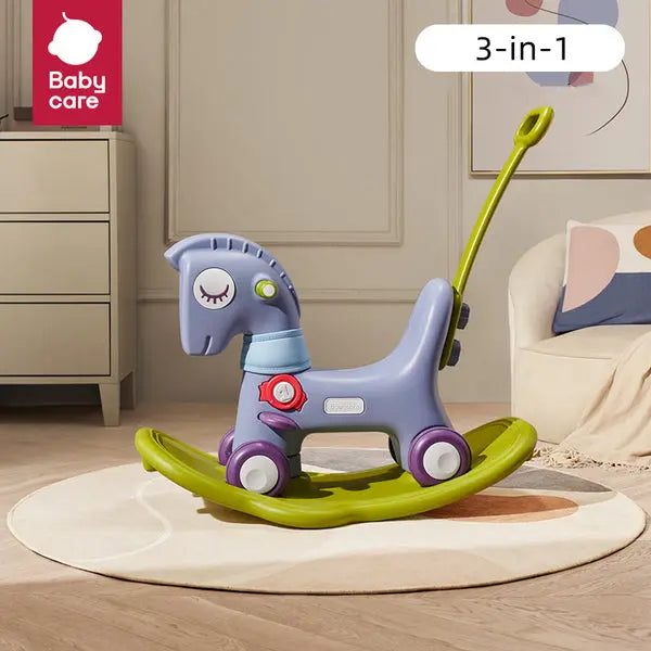 Bc Babycare 3-In-1 Rocking & Sliding Horse