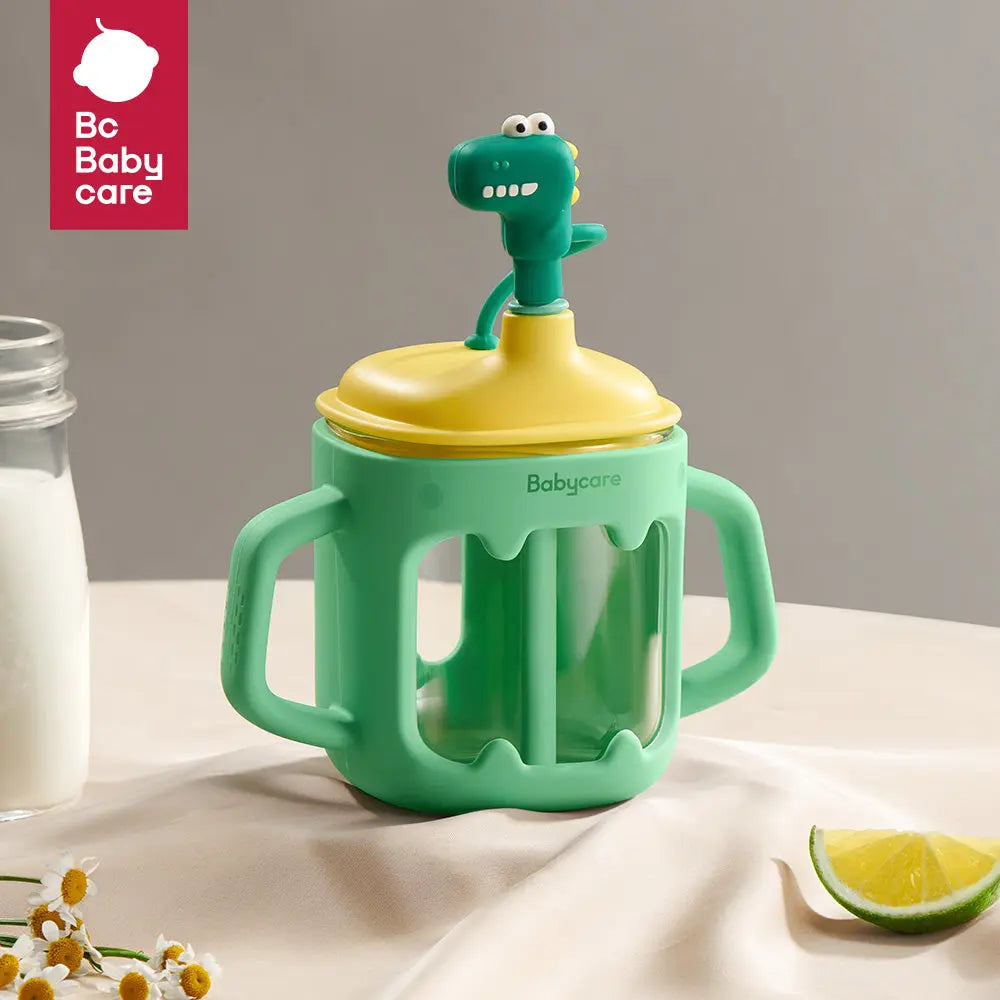 Bc Babycare T-Rex Toby Glass Sippy Cup