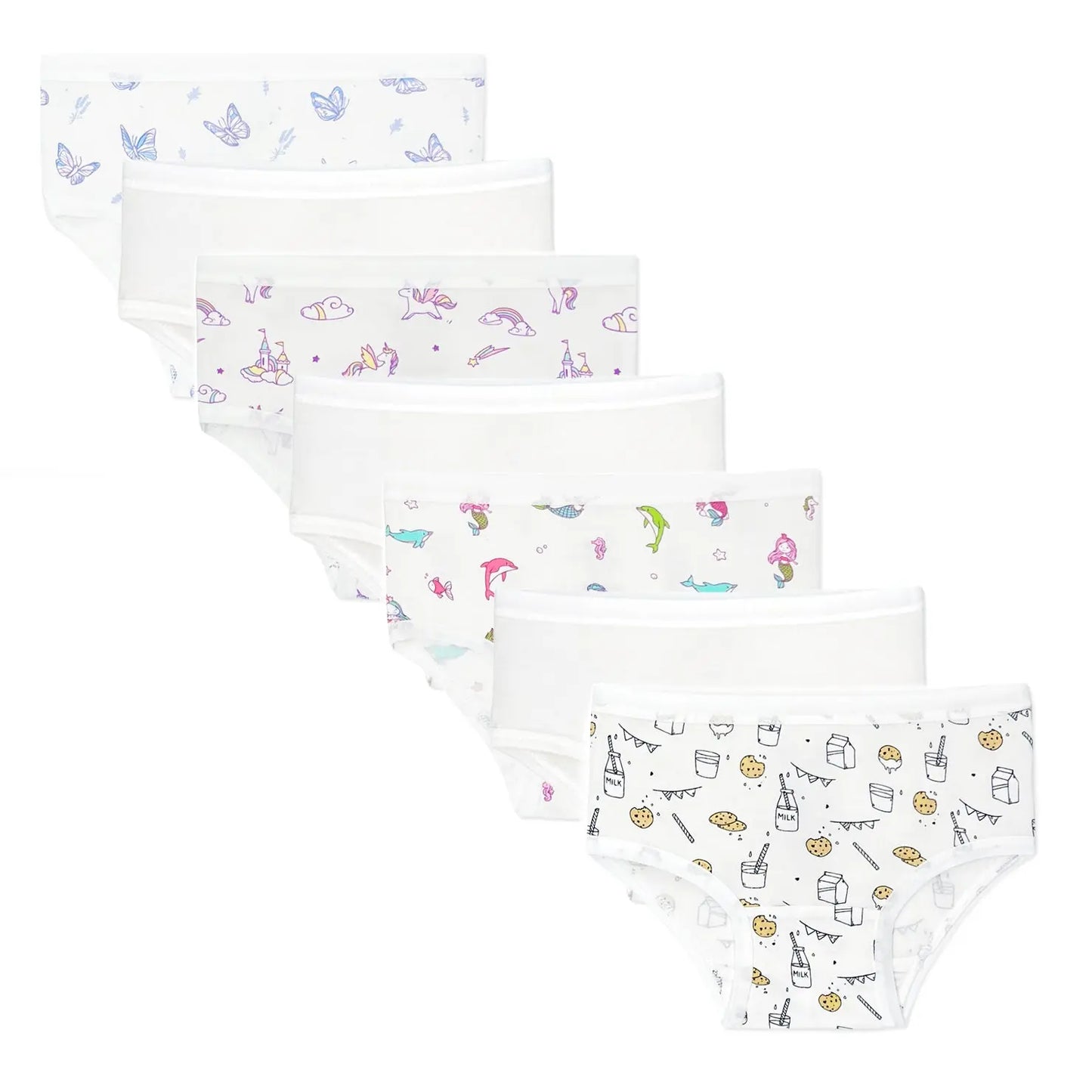 BELLABU BEAR GIRL'S BAMBOO UNDERWEAR 7-PACK CORE - baby enRoute