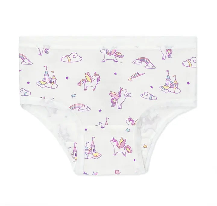 Bellabu Bear Girl's Bamboo Underwear 7-Pack Core