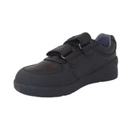 Biomecanics Black Double Velcro School Shoes