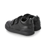 Biomecanics Black Napa Double Velcros School Shoes