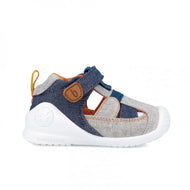 Biomecanics Canvas Sandals Azul Marin