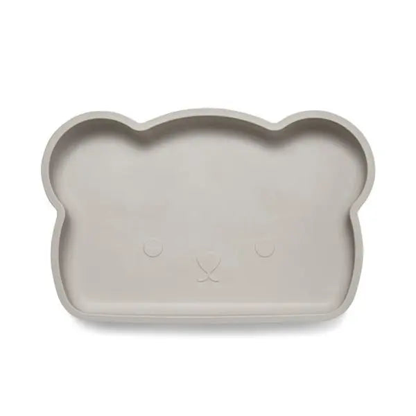 BOPOMOFO BEAR SILICONE PLATE WITH SUCTION BASE - baby enRoute