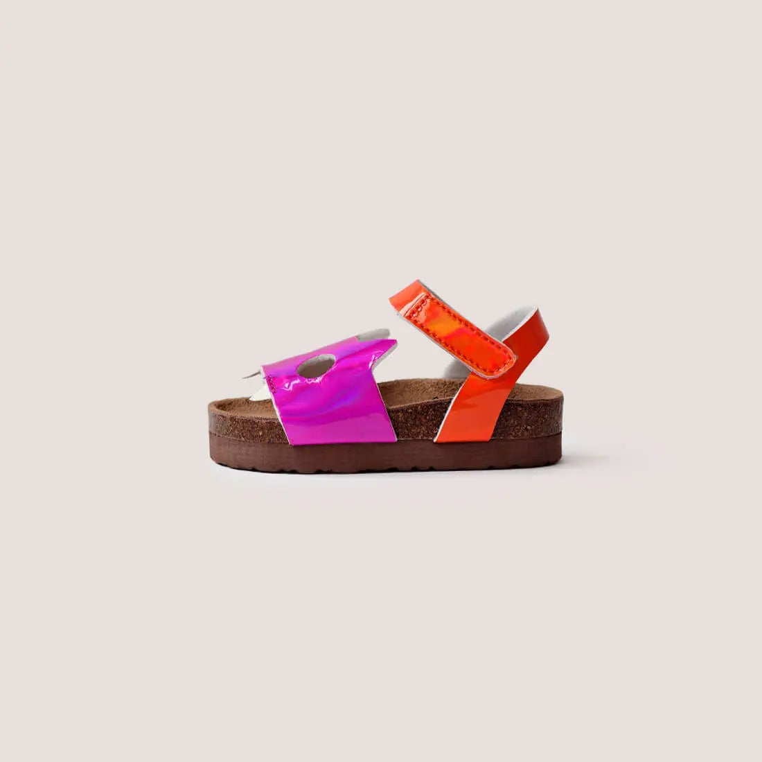 Boxbo Fox Cork Clog Unisex Sandal Fuschia