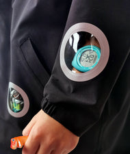 Boxbo Wistiti Windbreaker Rain Jacket Black
