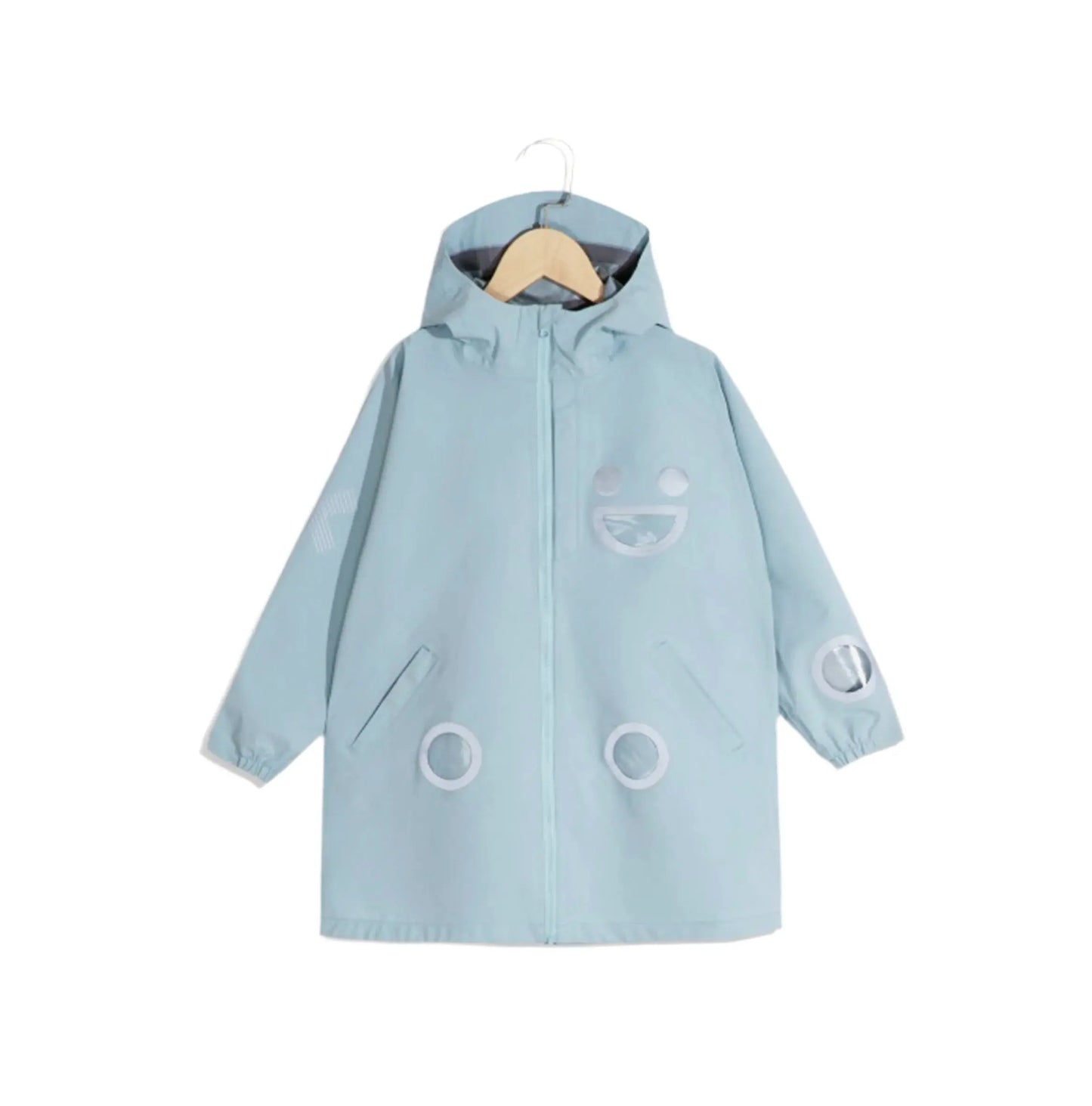 BOXBO WISTITI WINDBREAKER RAIN JACKET BLUE - baby enRoute