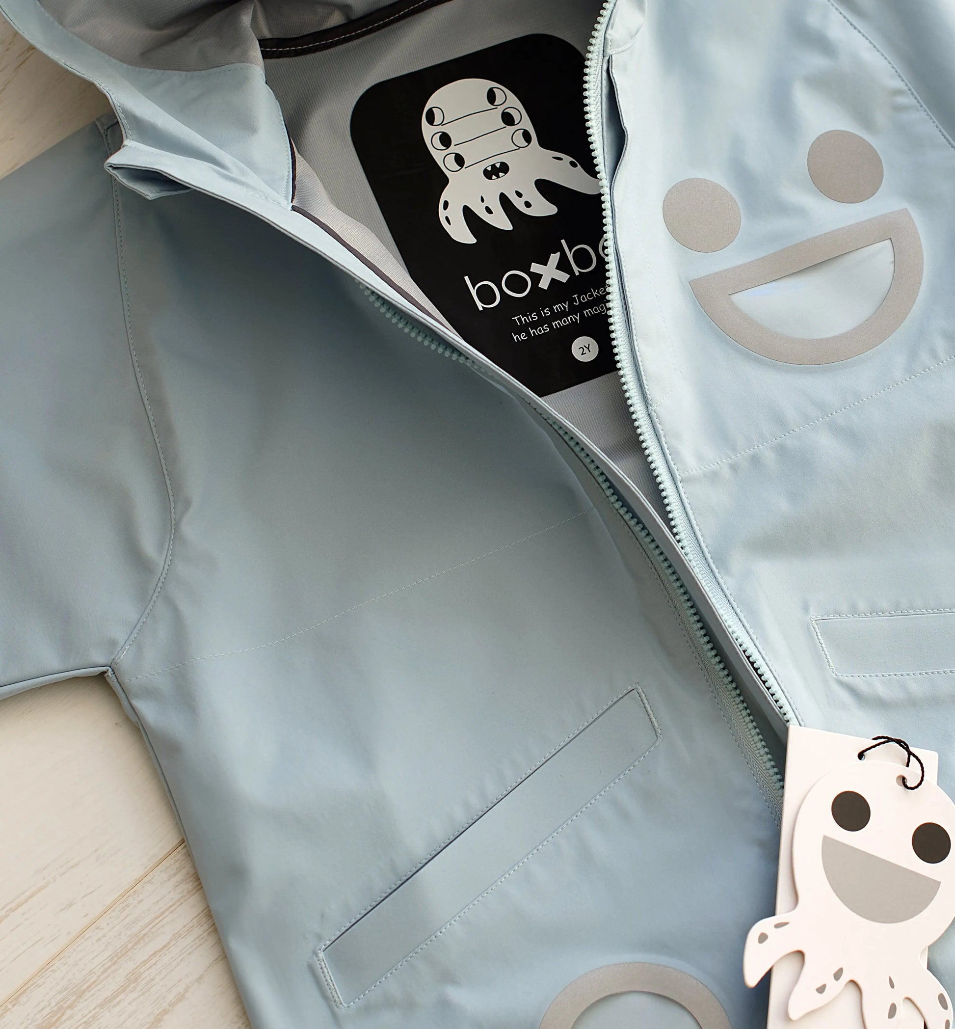 Boxbo Wistiti Windbreaker Rain Jacket Blue