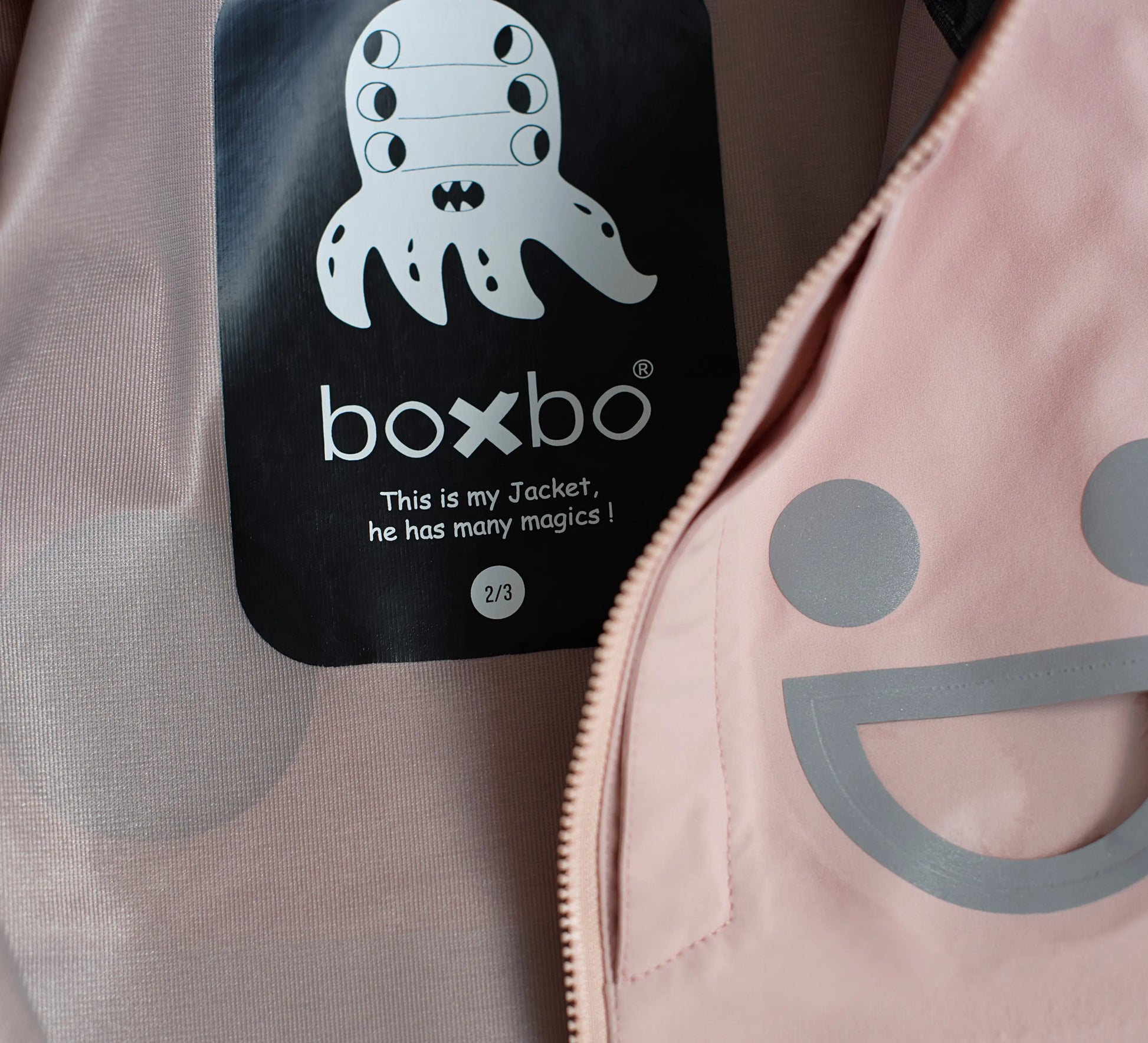 Boxbo Wistiti Windbreaker Rain Jacket Pink