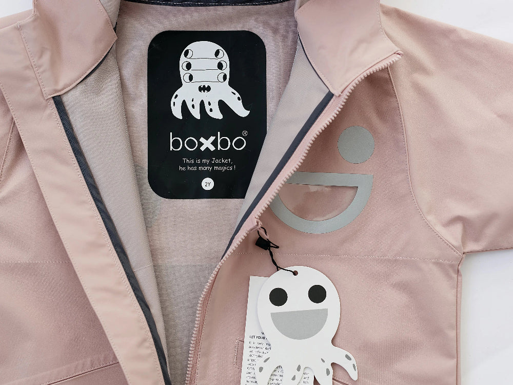 Boxbo Wistiti Windbreaker Rain Jacket Pink