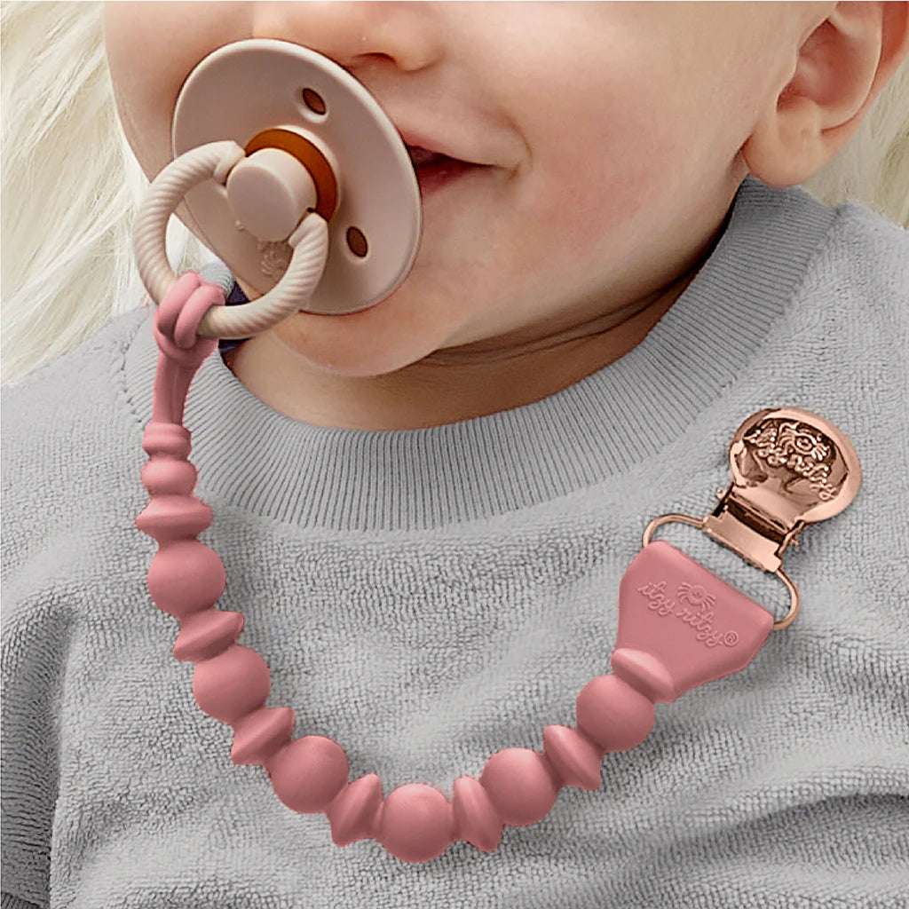 Itzy Ritzy Sweetie Strap Beaded Pacifier Clip