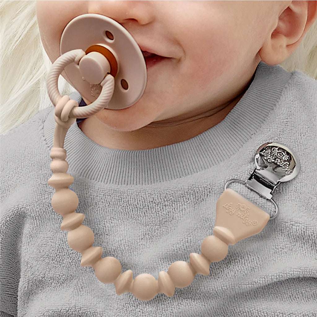 Itzy Ritzy Sweetie Strap Beaded Pacifier Clip