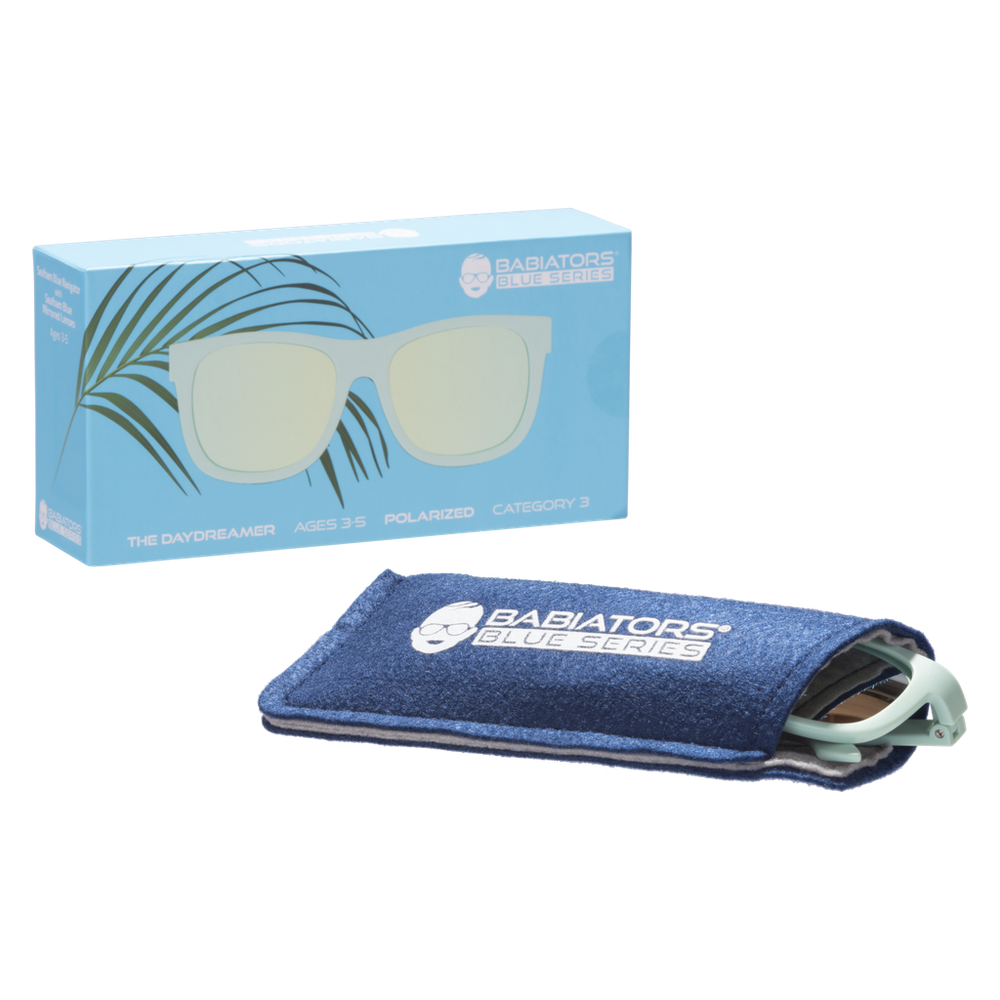 Babiators Blue Series Navigator Polarized Sunglasses Sea Foam