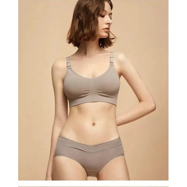 Bc Babycare Maternity Breathable Nursing Bra Brown