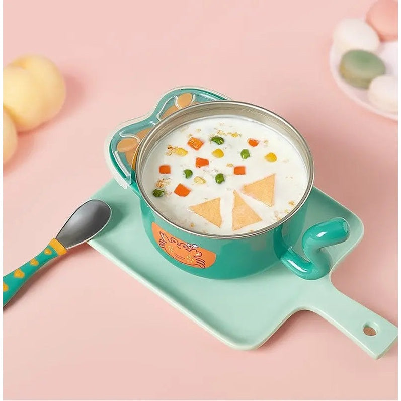 Bc Babycare Stainless Steel Feeding Set 5Pcs