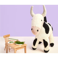 Best Years Knitted Organic Cotton Cow Plush Toy