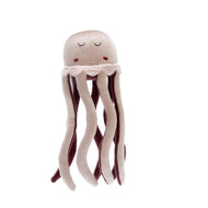 Best Years Knitted Organic Cotton Plush Toy Pink Jellyfish