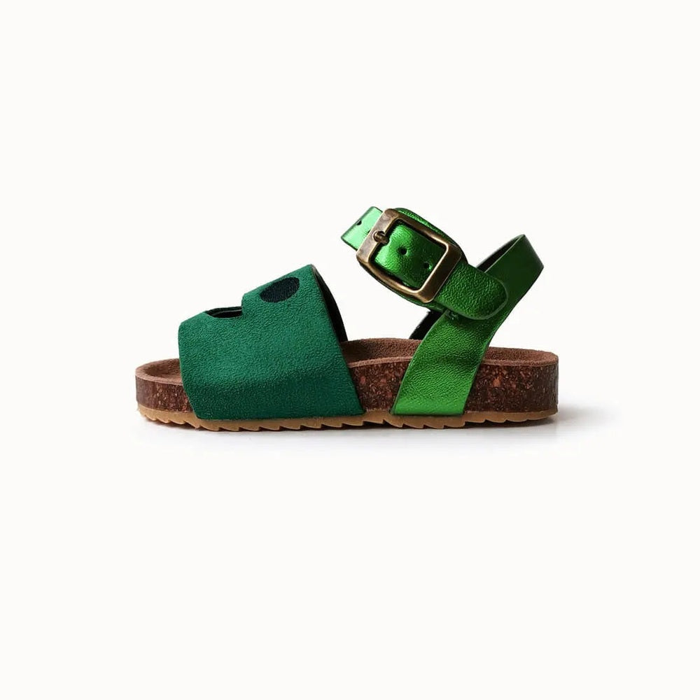 Boxbo Cork Sandal Wistiti Green