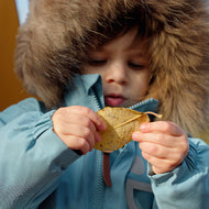Boxbo Wistiti Fleece Lined Waterproof & Snowproof Fur Jacket Blue