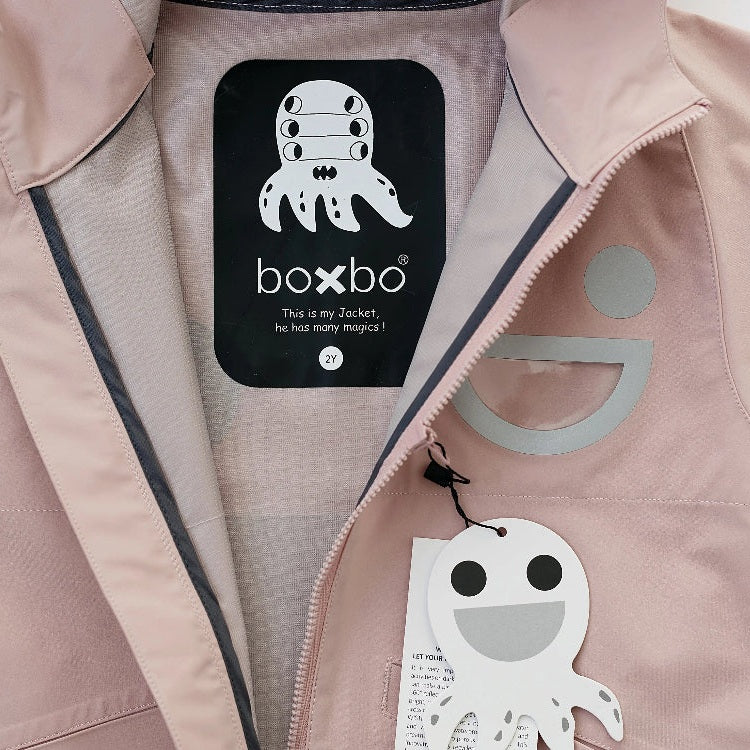 Boxbo Wistiti Windbreaker Rain Jacket Pink