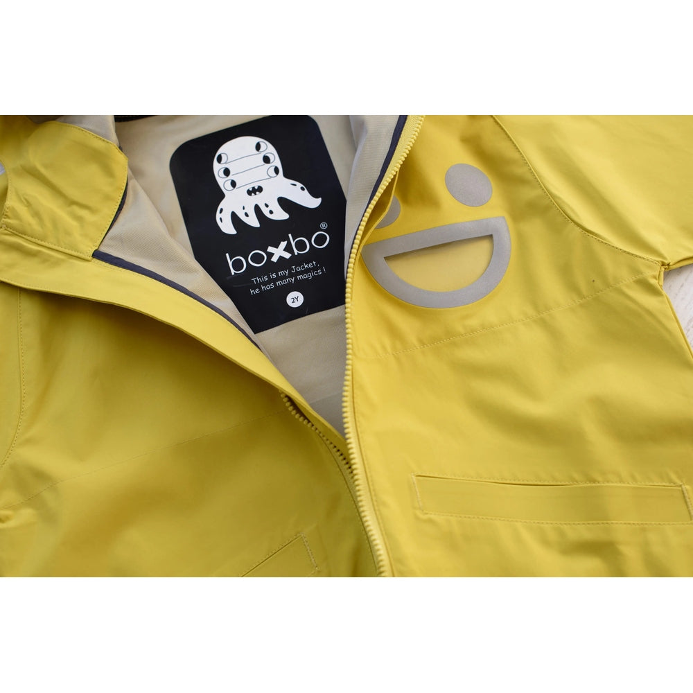 Boxbo Wistiti Windbreaker Rain Jacket Yellow