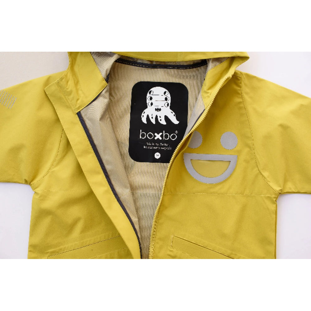 Boxbo Wistiti Windbreaker Rain Jacket Yellow