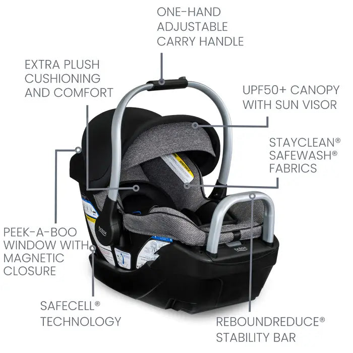 Britax Willow SC Car Seat with Alpine Base