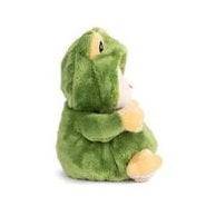 Bukowski Bears Ziggy Prince Charles stuffed animal, a green plush bear sitting upright with pale beige paws.